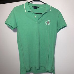 Vintage Women’s Ralph Lauren Sport Polo Shirt Size Extra Small XS Green